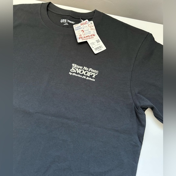 Uniqlo Peanuts UT Short Sleeve Snoopy and Woodstock Tee Size XL NWT - Picture 3 of 6